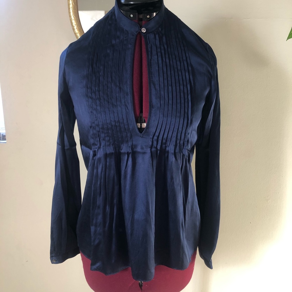 Theory silk blouse